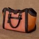 Handcrafted Blush Peach Handbag Leather Graceful Refined
